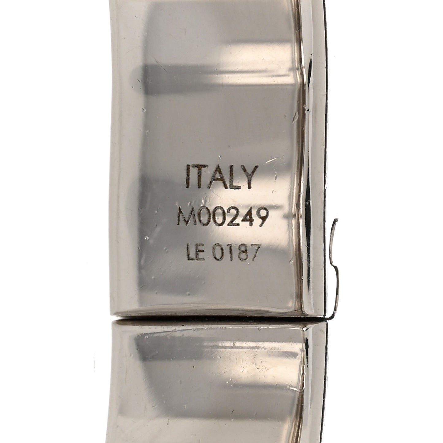 Palladium Monogram Nanogram Cuff S Silver