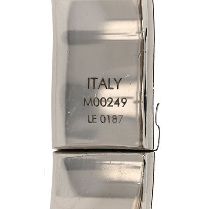 Louis Vuitton Palladium Monogram Nanogram Cuff S Silver 5 of 6