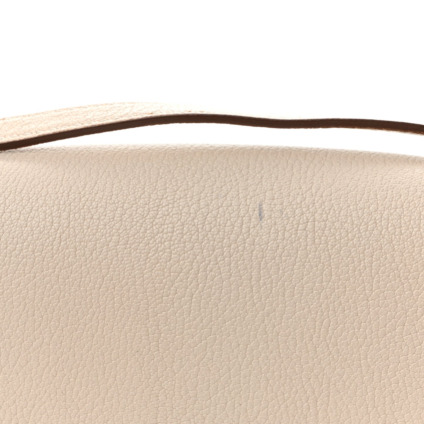 Goatskin Small D-Ring Bag Beige