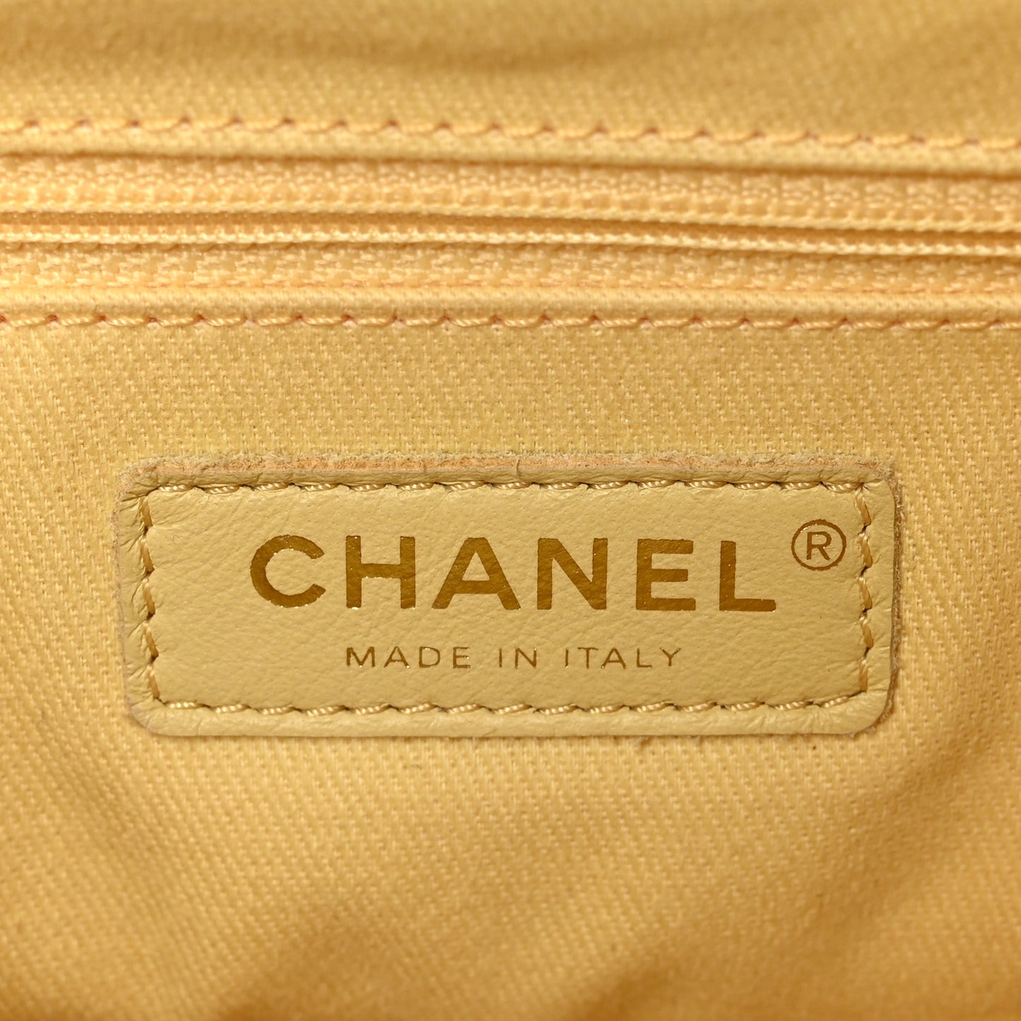 Caviar Quilted Small Business Affinity Flap Yellow