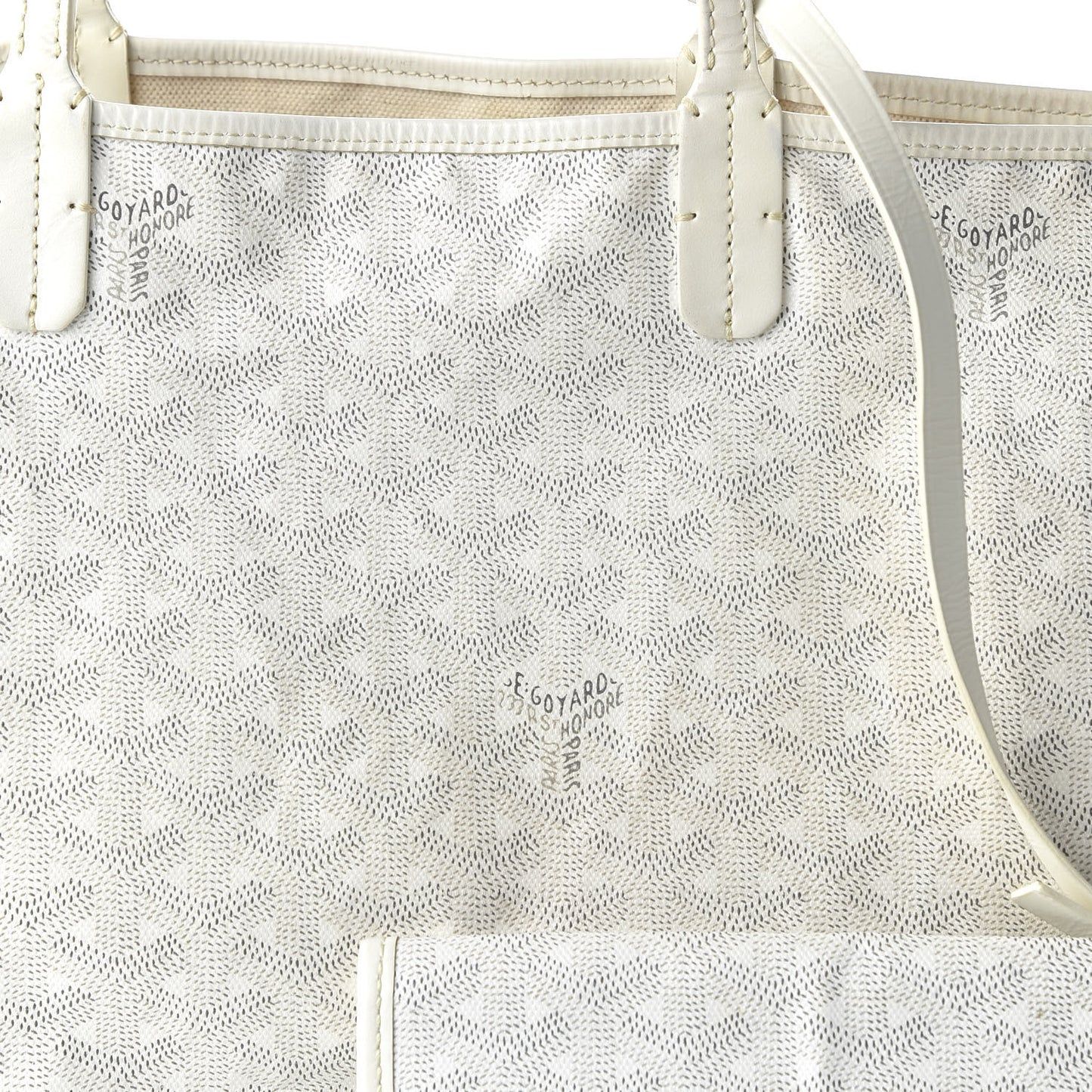Goyardine Saint Louis PM White