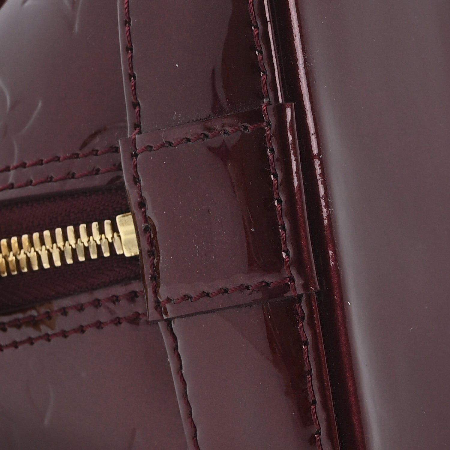 Louis Vuitton Vernis Alma PM Rouge Fauviste 9 of 11
