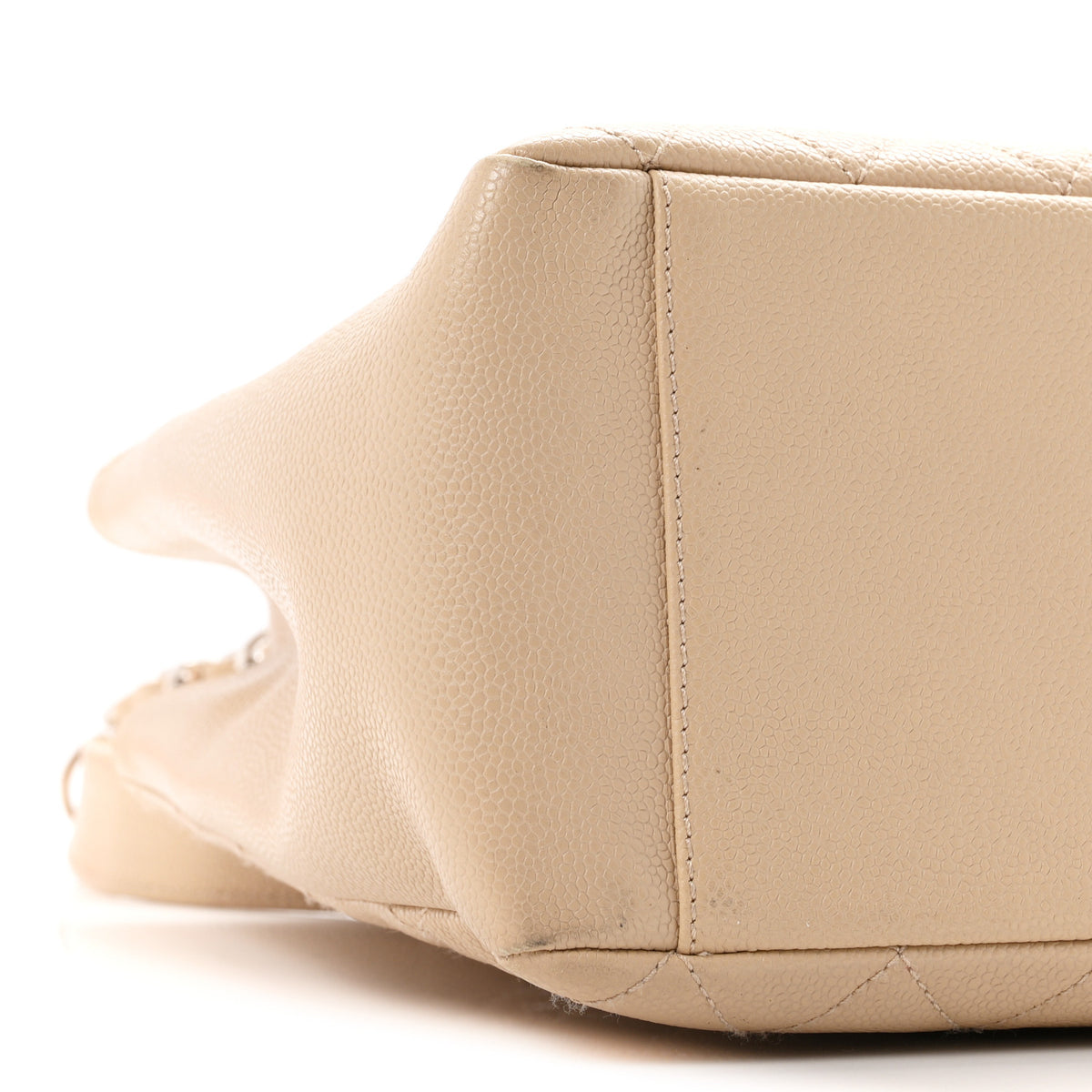 Chanel Caviar Quilted Grand Shopping Tote GST Beige 9 of 11