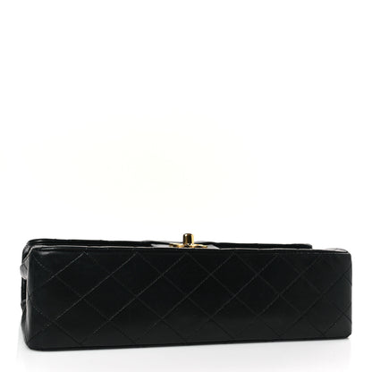 Chanel Lambskin Quilted Medium Double Flap Black 4 of 9