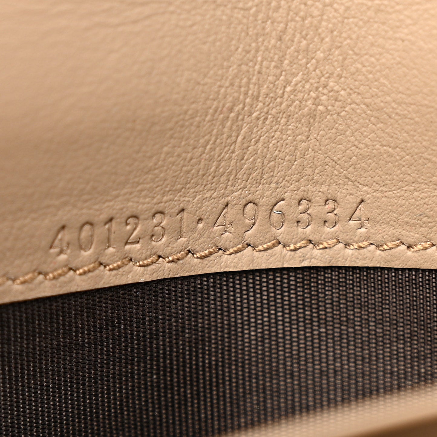 GG Supreme Monogram Mini Dionysus Chain Wallet Beige Taupe