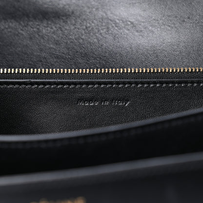 Celine Box Calfskin Medium Classic Box Flap Bag Black 7 of 10