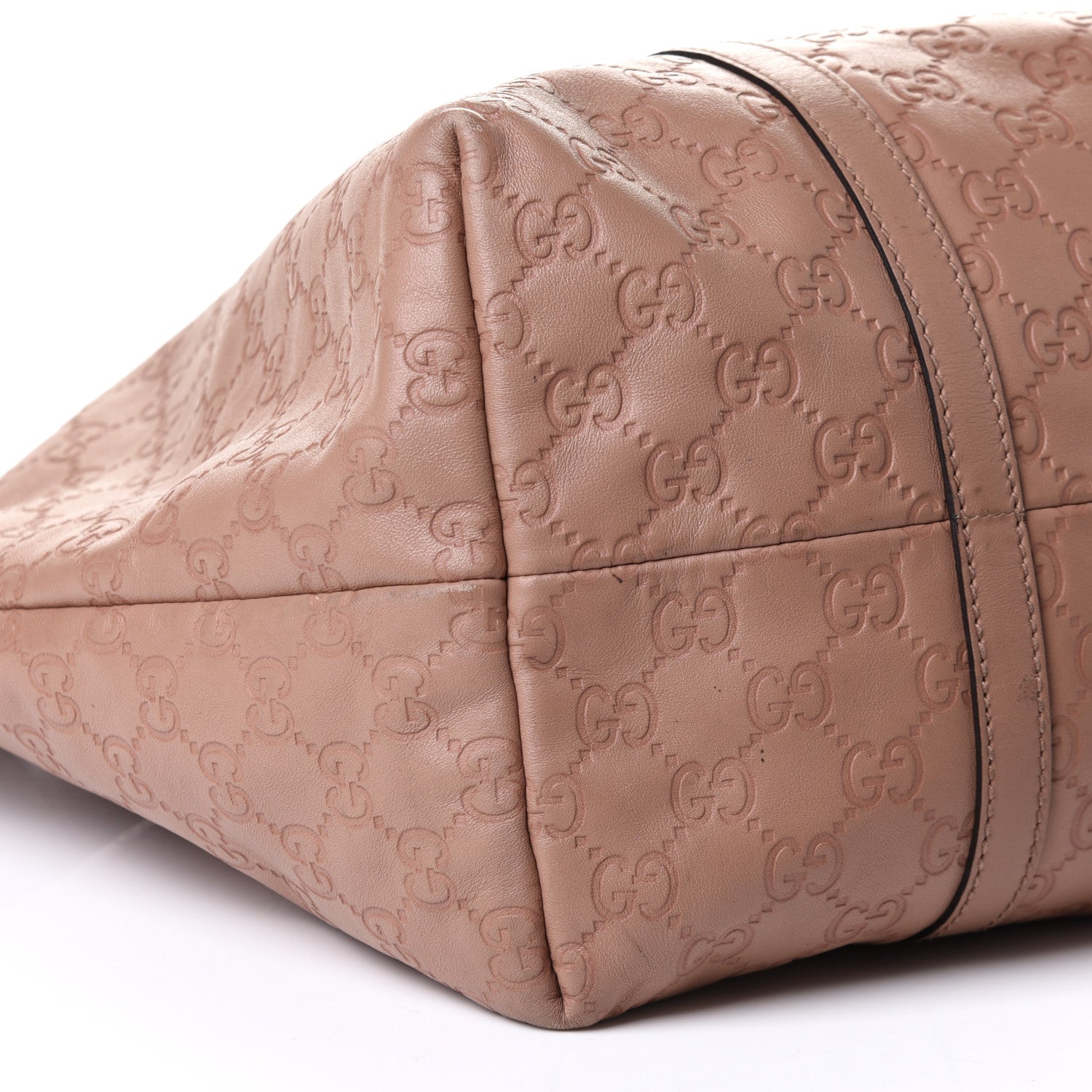 Gucci Guccissima Vitello Tender Large Joy Tote Winter Rose 9 of 10