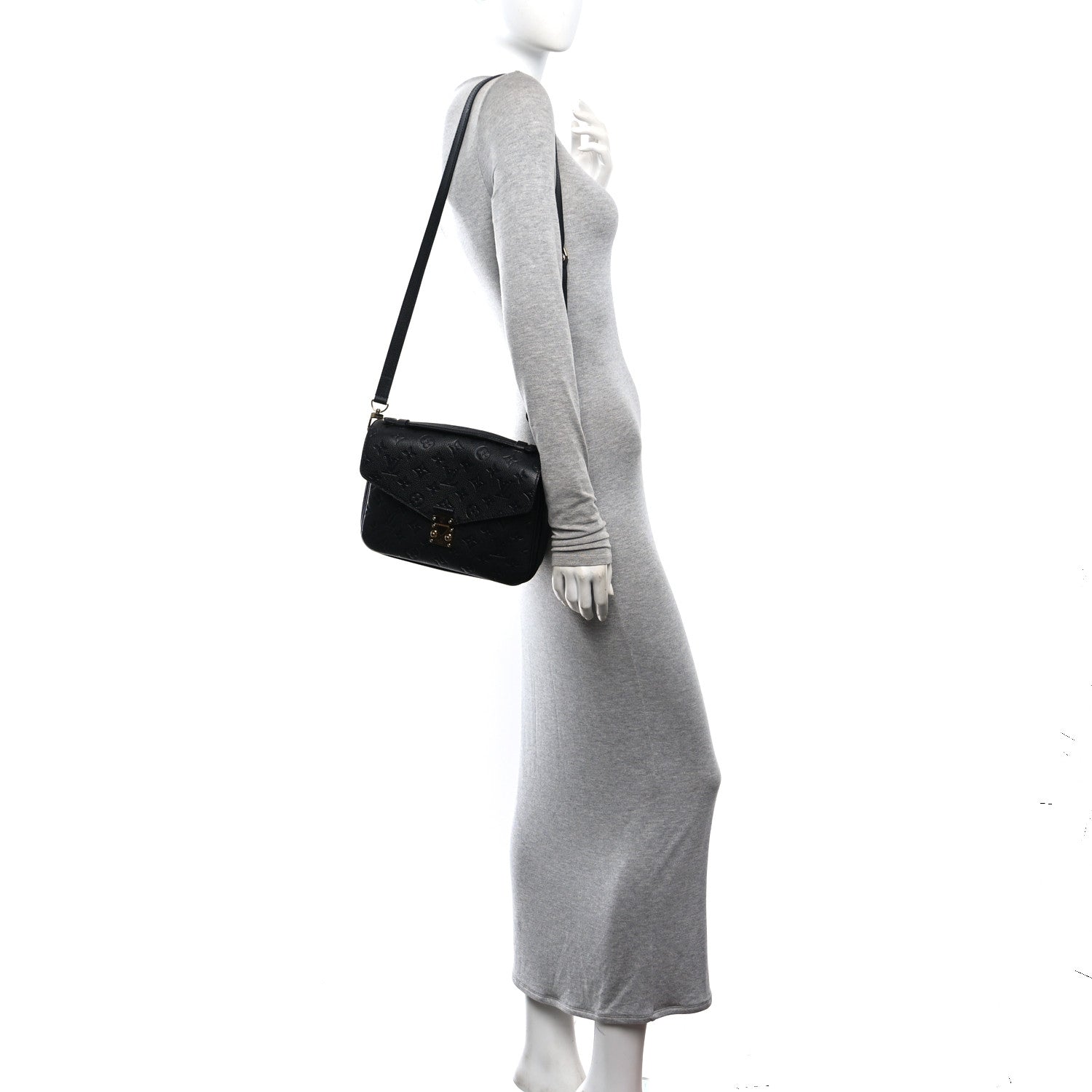 Louis Vuitton Empreinte Pochette Metis Black 2 of 10