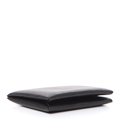Hermes Chevre Mysore Calvi Card Case Black 4 of 8