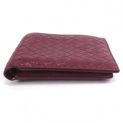 Bottega Veneta Woven Leather Wallet Red 4 of 8