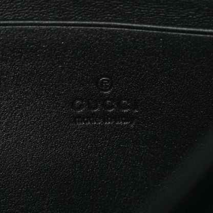 Gucci Velvet Matelasse GG Marmont Chain Wallet Black 6 of 9