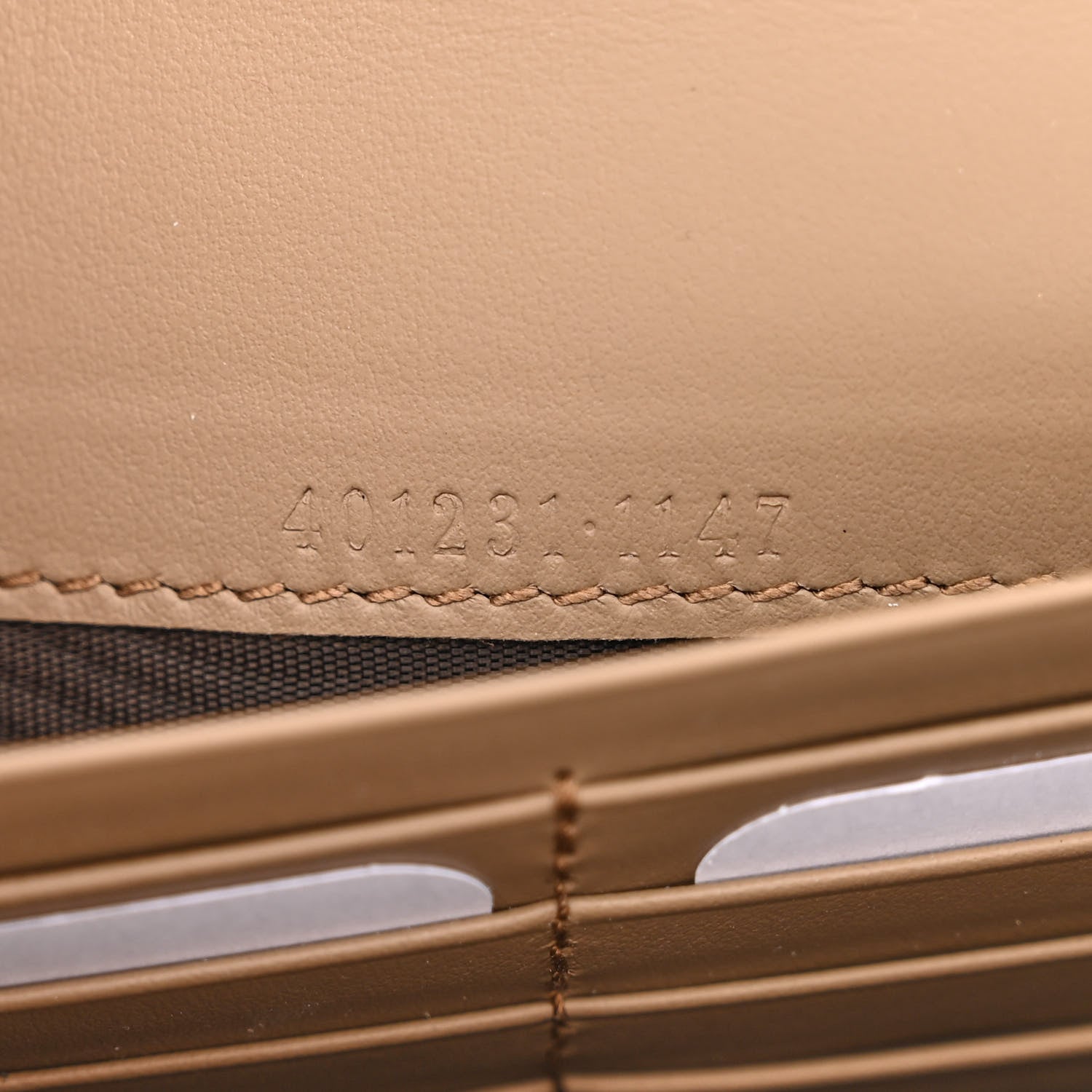 Gucci GG Supreme Monogram Mini Dionysus Chain Wallet Beige Taupe 7 of 11