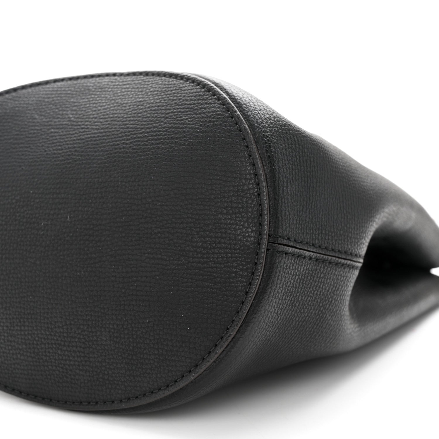 Burberry London Grainy Calfskin Small Lorne Bucket Crossbody Black 9 of 11