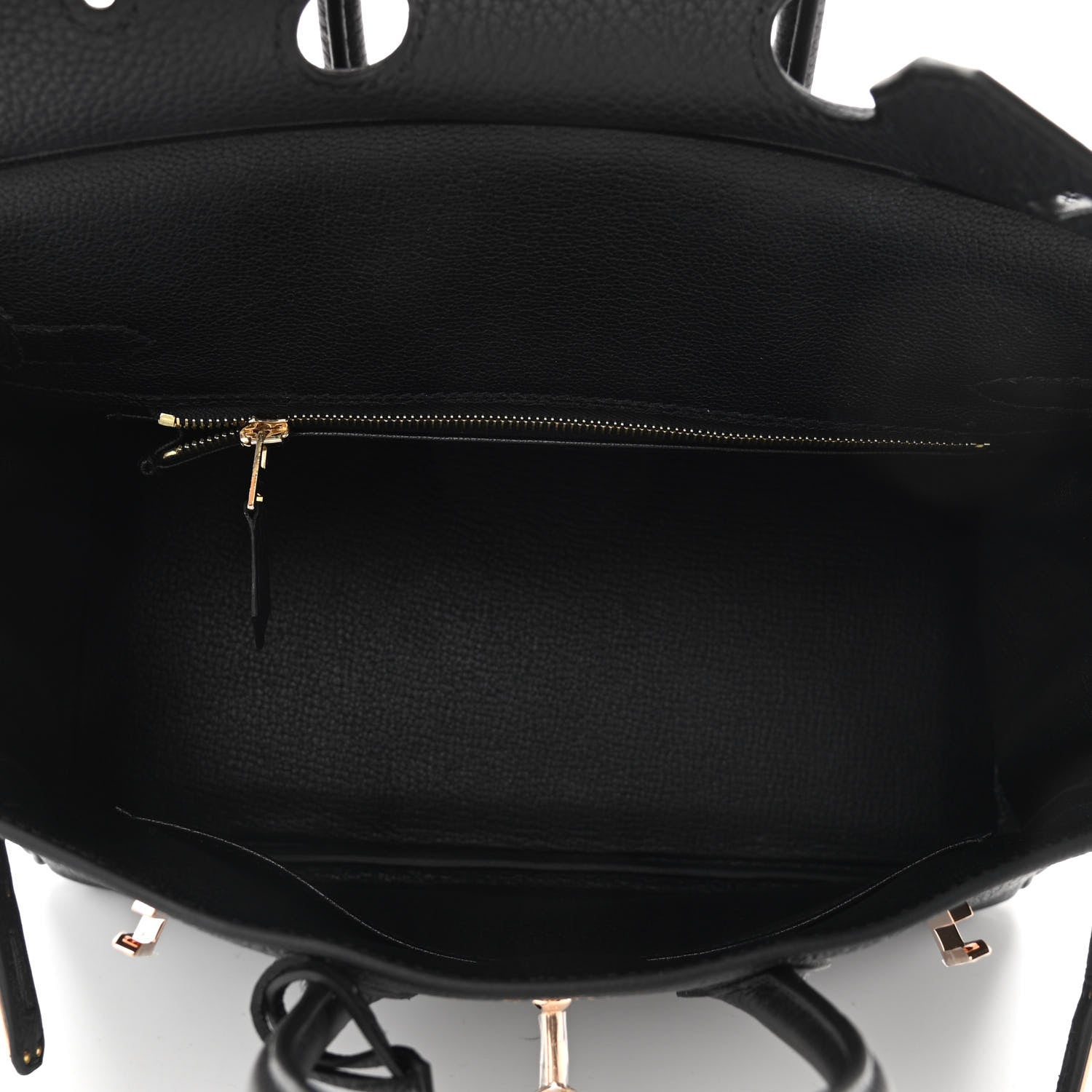 Hermes Togo Birkin 25 Black 7 of 34