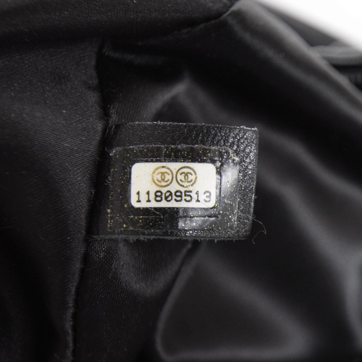 Quilted Lambskin Hidden Chain Hobo Black