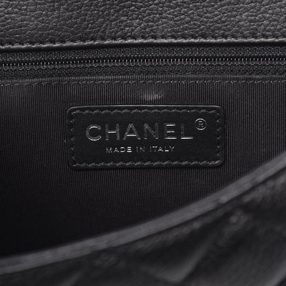 Chanel Calfskin Quilted Casual Pocket Messenger Flap Black 6 of 11