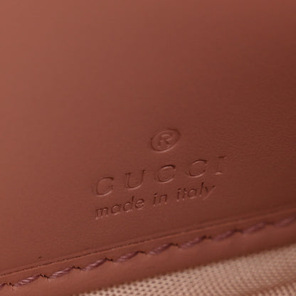Gucci Calfskin GG Embossed Continental Wallet Porcelain Rose 7 of 8