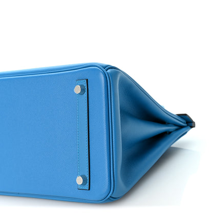 Hermes Epsom Birkin 30 Bleu Frida 10 of 13