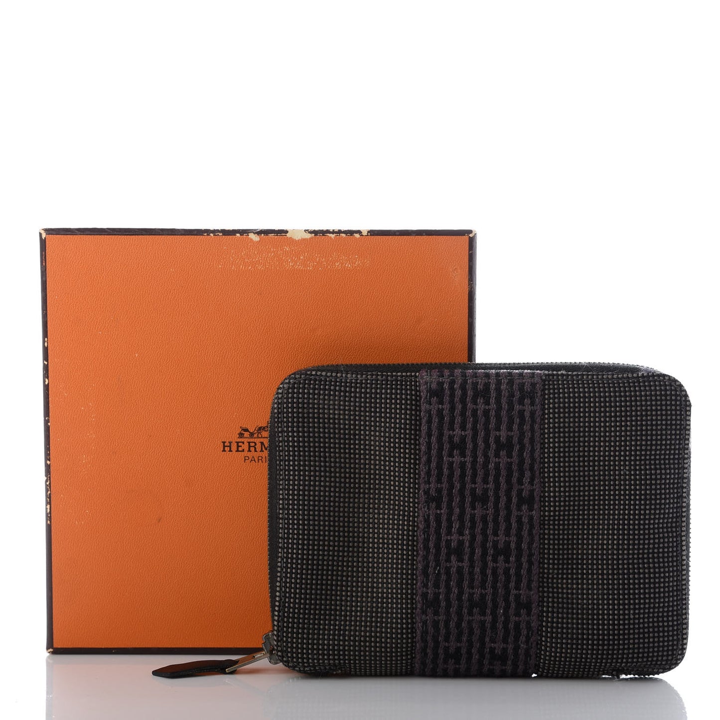 Canvas Herline Zip Wallet Grey
