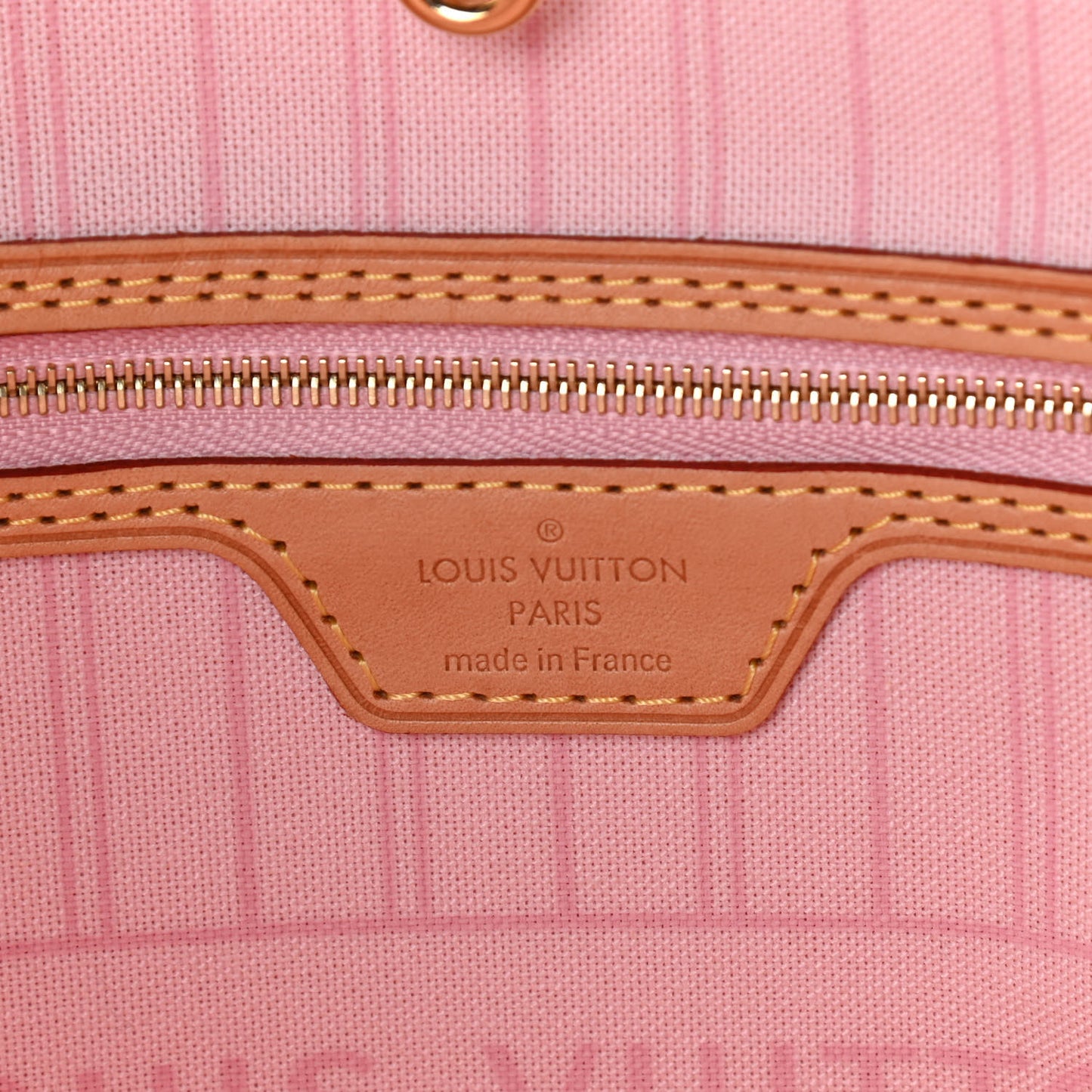 Damier Azur Neo Neverfull MM Rose Ballerine