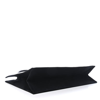 Saint Laurent Canvas Noe Striped Tote Black White 4 of 8