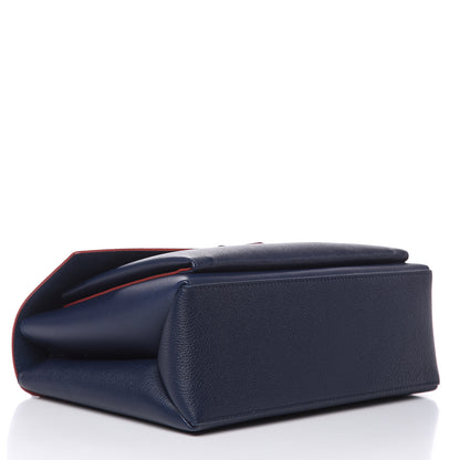 Louis Vuitton Soft Calfskin My Lockme Top Handle Marine Rouge 4 of 8