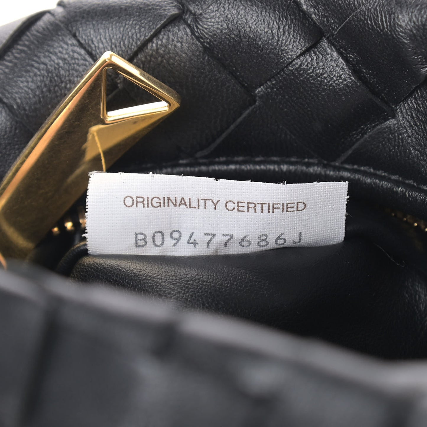Nappa Intrecciato Mini Jodie Black