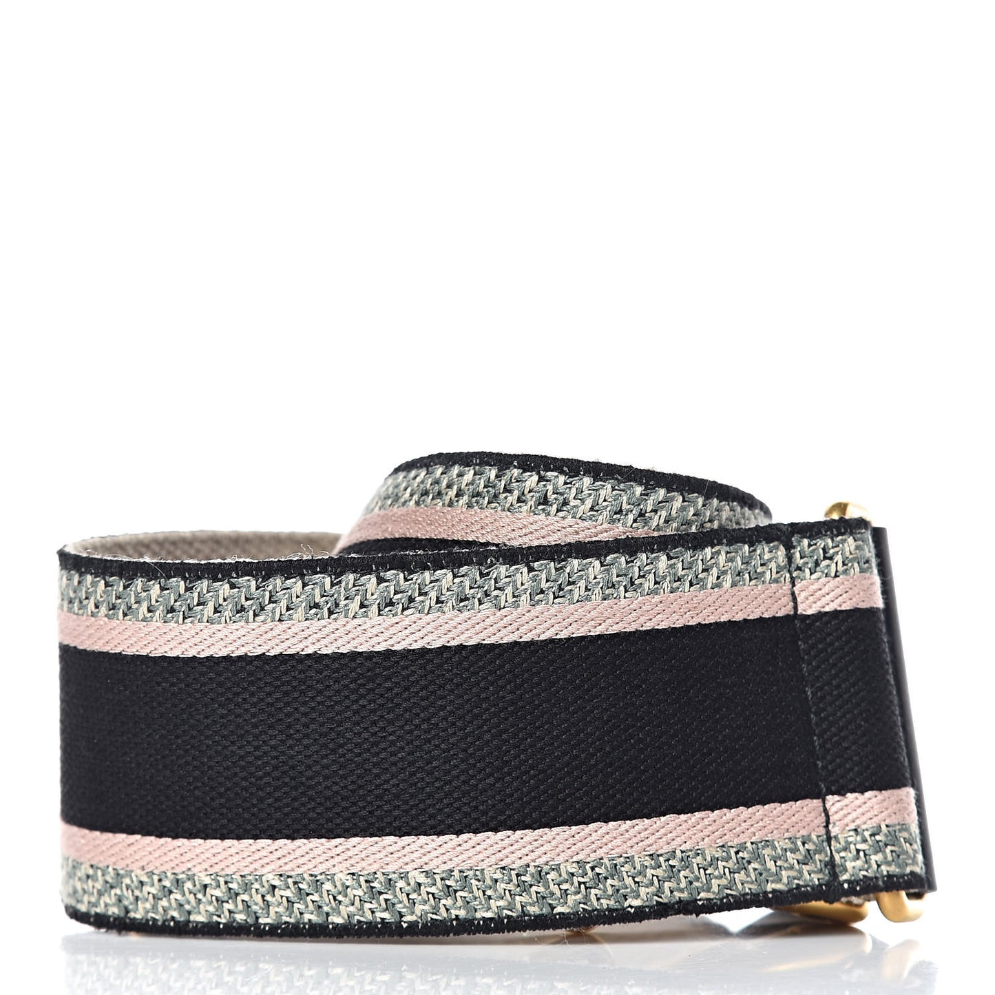 Canvas Embroidered Shoulder Strap Rose Multicolor