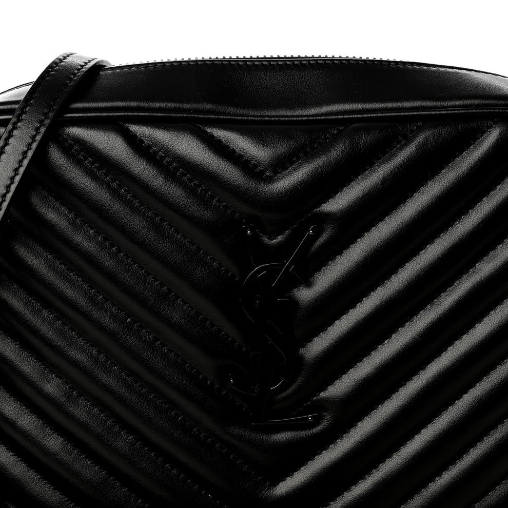 Saint Laurent Calfskin Matelasse Monogram Monochrome Lou Camera Bag ...