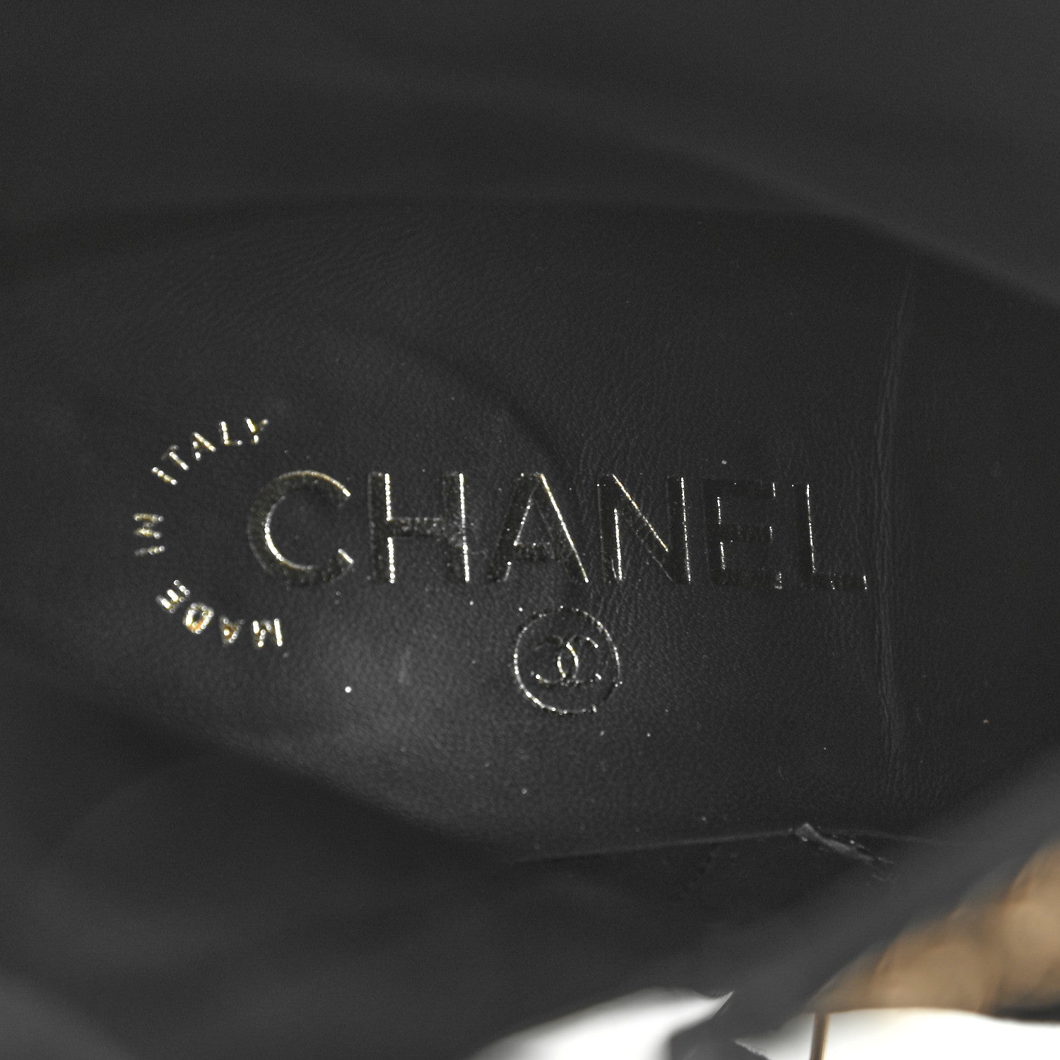 Chanel Suede Calfskin Grosgrain Cap Toe Chain Short Boots 40 Black 7 of 9