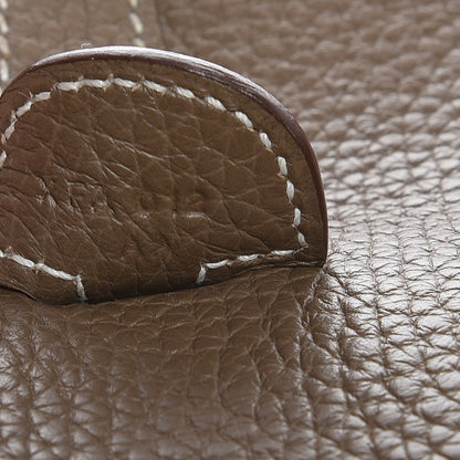 Hermes Taurillon Clemence Evelyne III PM Etoupe 7 of 10