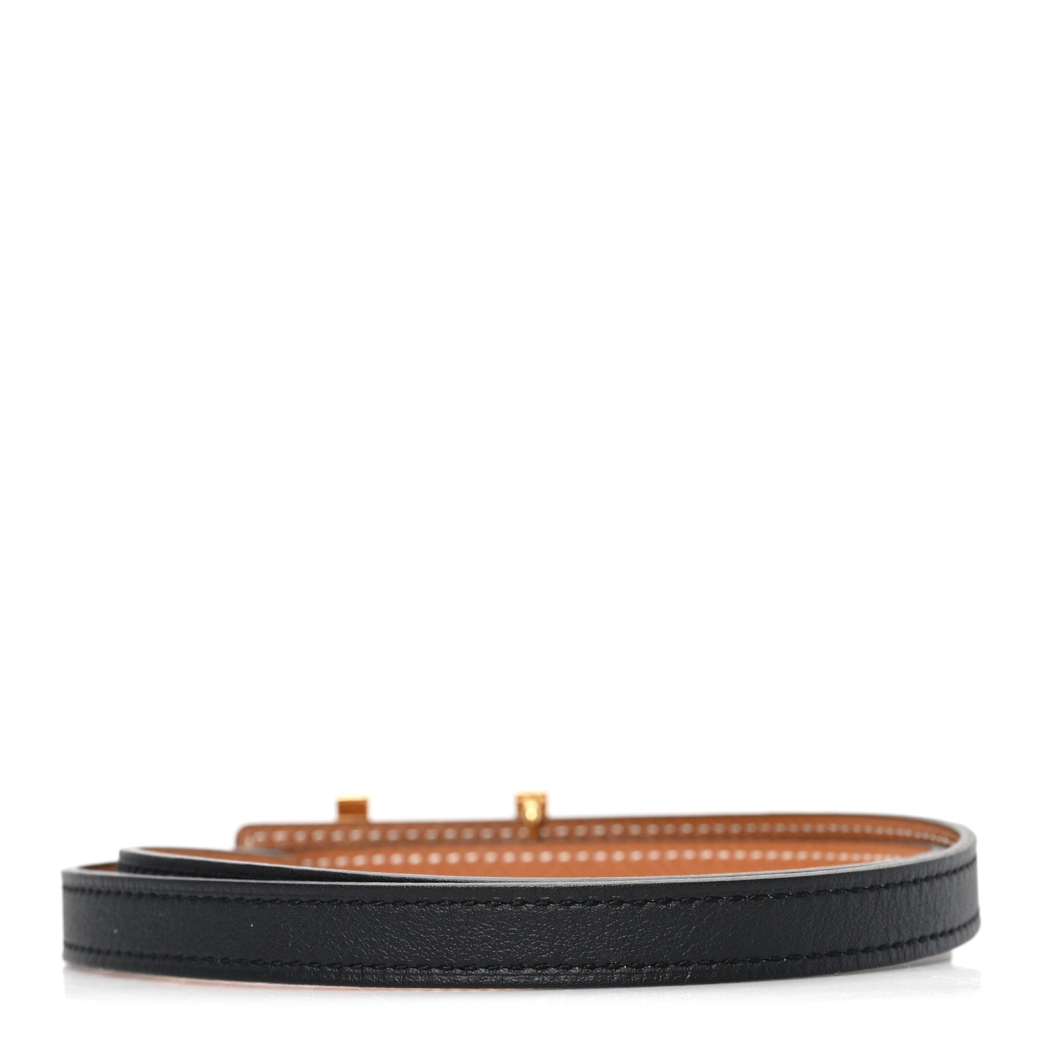 Hermes Swift Epsom 13mm Focus Belt 65 Black Gold 1815559