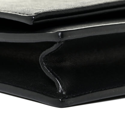 Saint Laurent Smooth Calfskin Classic Monogram Kate Heart Tassel Heart Chain Wallet Black 9 of 22