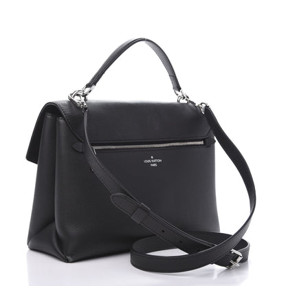 Louis Vuitton Soft Calfskin My Lockme Top Handle Vanille Black 4 of 15