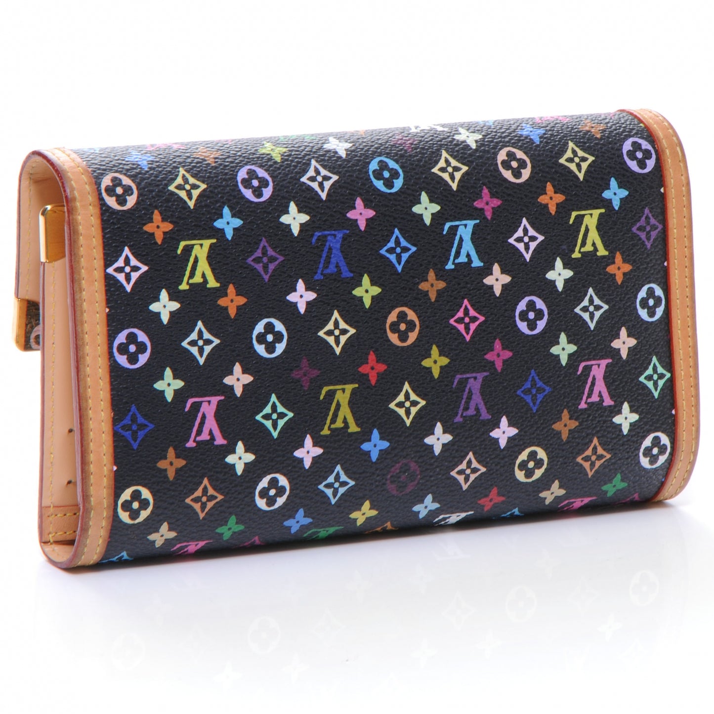 Monogram Multicolor Porte Tresor International Wallet Black