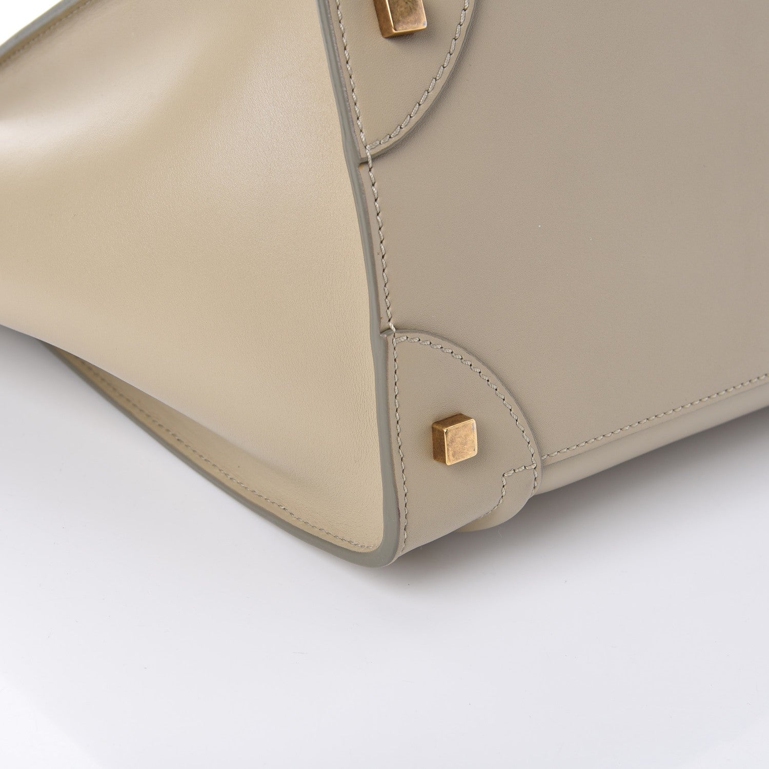 Celine Smooth Calfskin Mini Luggage Mastic 12 of 16