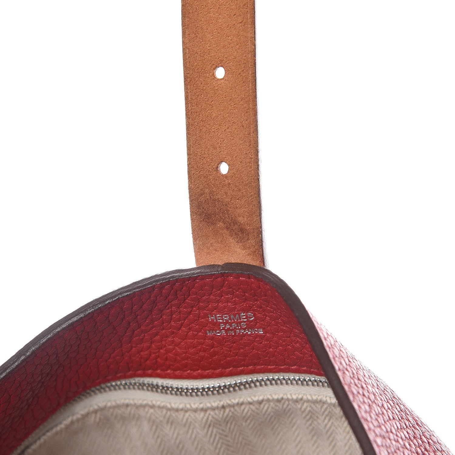 Hermes Taurillon Clemence Marwari PM Rouge Casaque 7 of 10