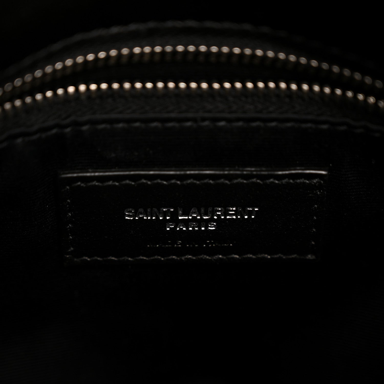 Saint Laurent Lambskin Quilted Small Loulou Puffer Monogram Chain Satchel Black 6 of 11