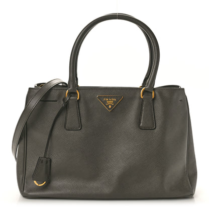 Prada Saffiano Lux Medium Tote Grafite 1 of 10