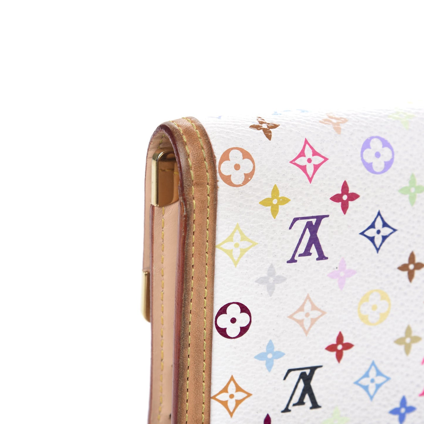 Monogram Multicolor Porte Tresor International Wallet White