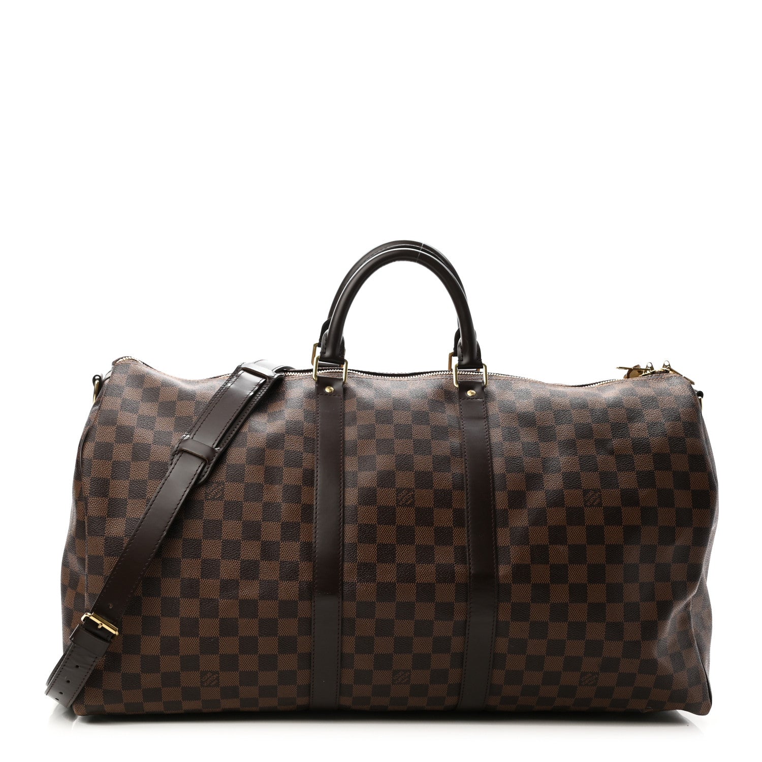 Louis Vuitton Damier Ebene Keepall Bandouliere 55 1 of 9