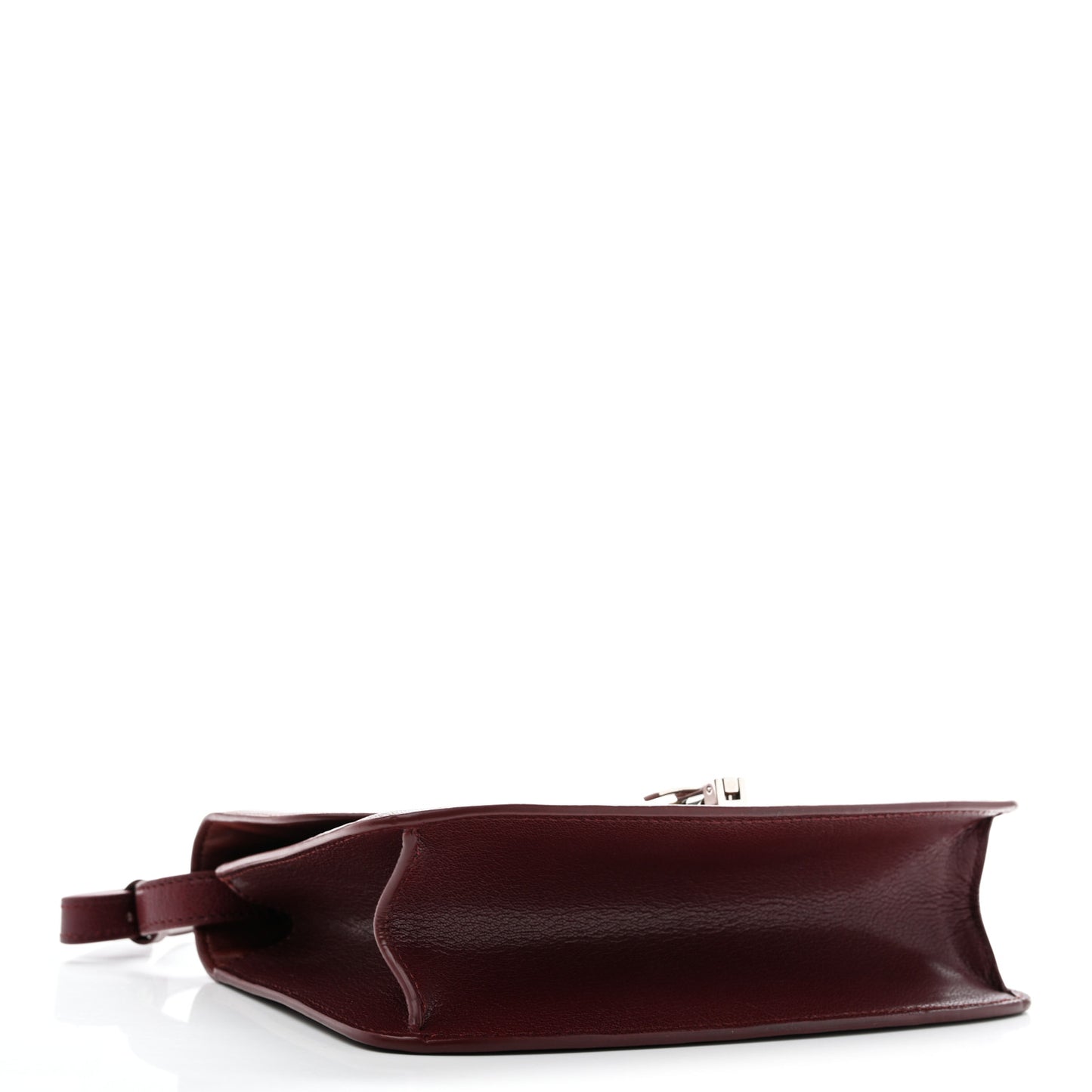 Goatskin The Sofia 8.75 Crossbody Burgundy