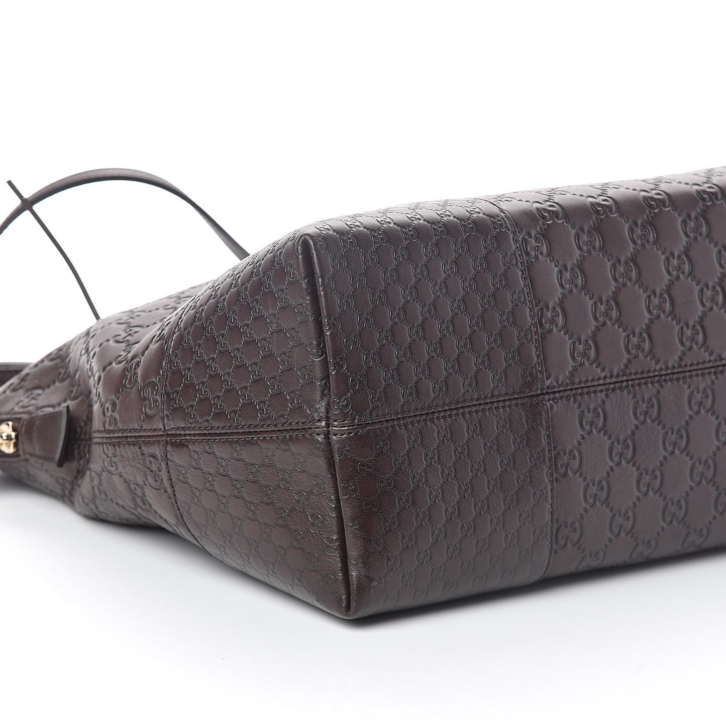 Guccissima Medium Bree Shoulder Bag Chocolate
