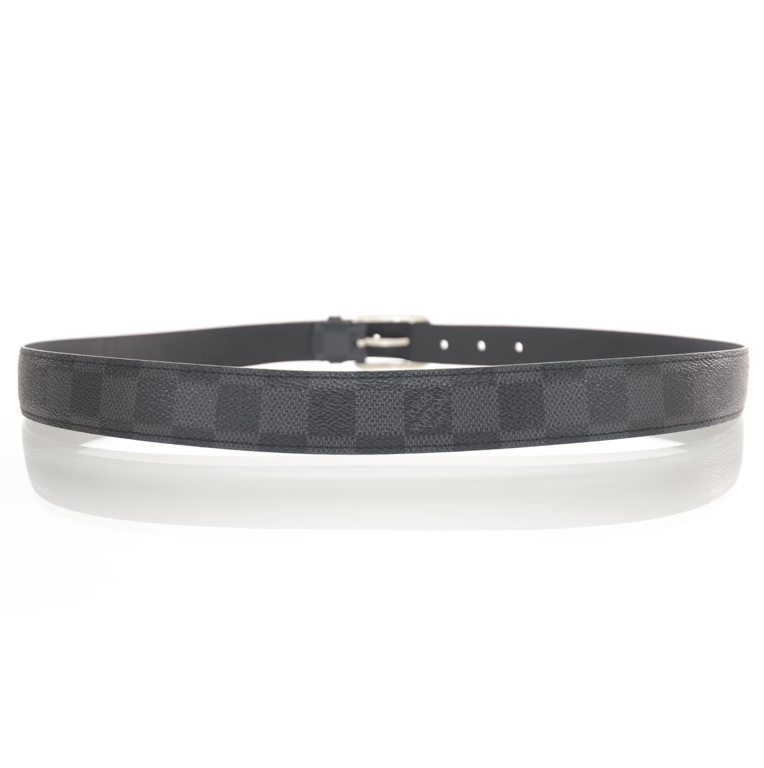Louis Vuitton Damier Graphite Ellipse Belt 38 2 of 7