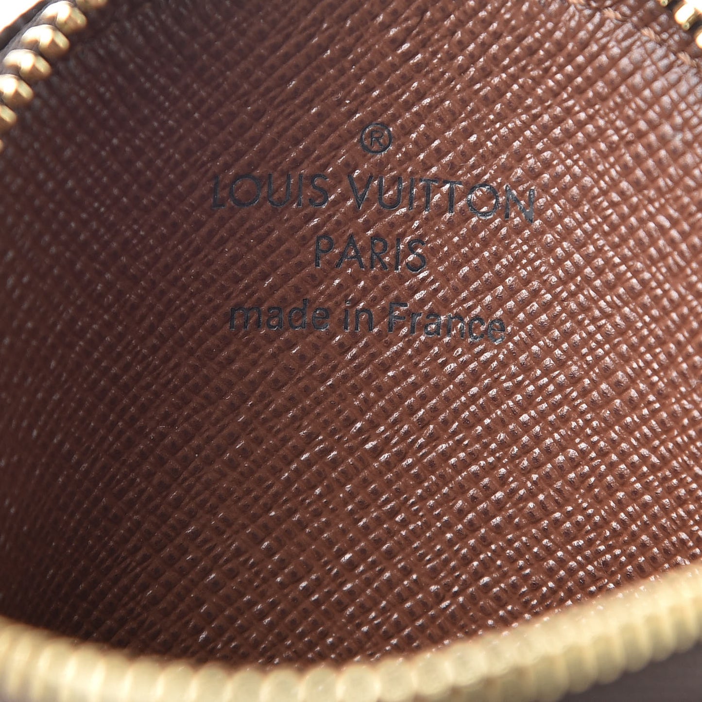 Monogram Round Coin Purse