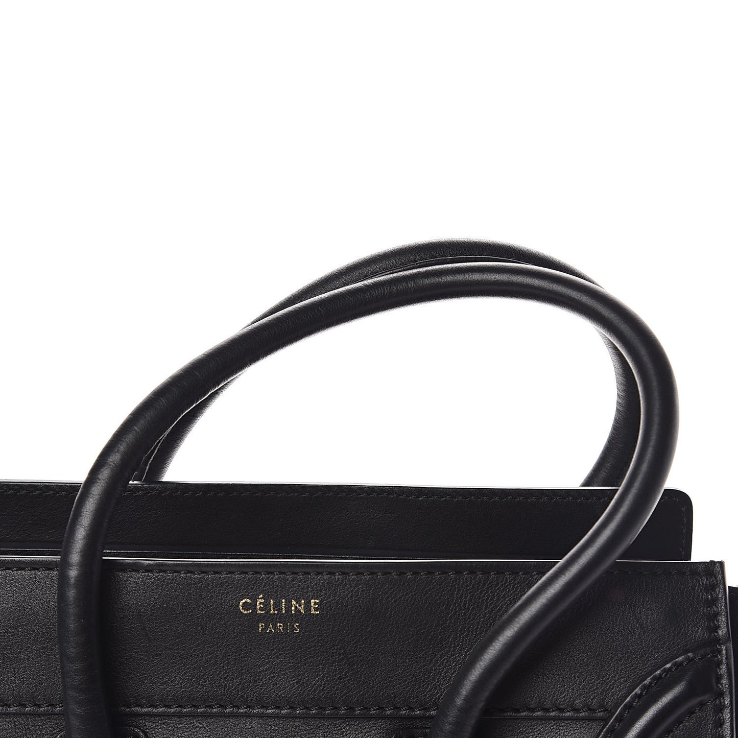 Smooth Calfskin Micro Luggage Black