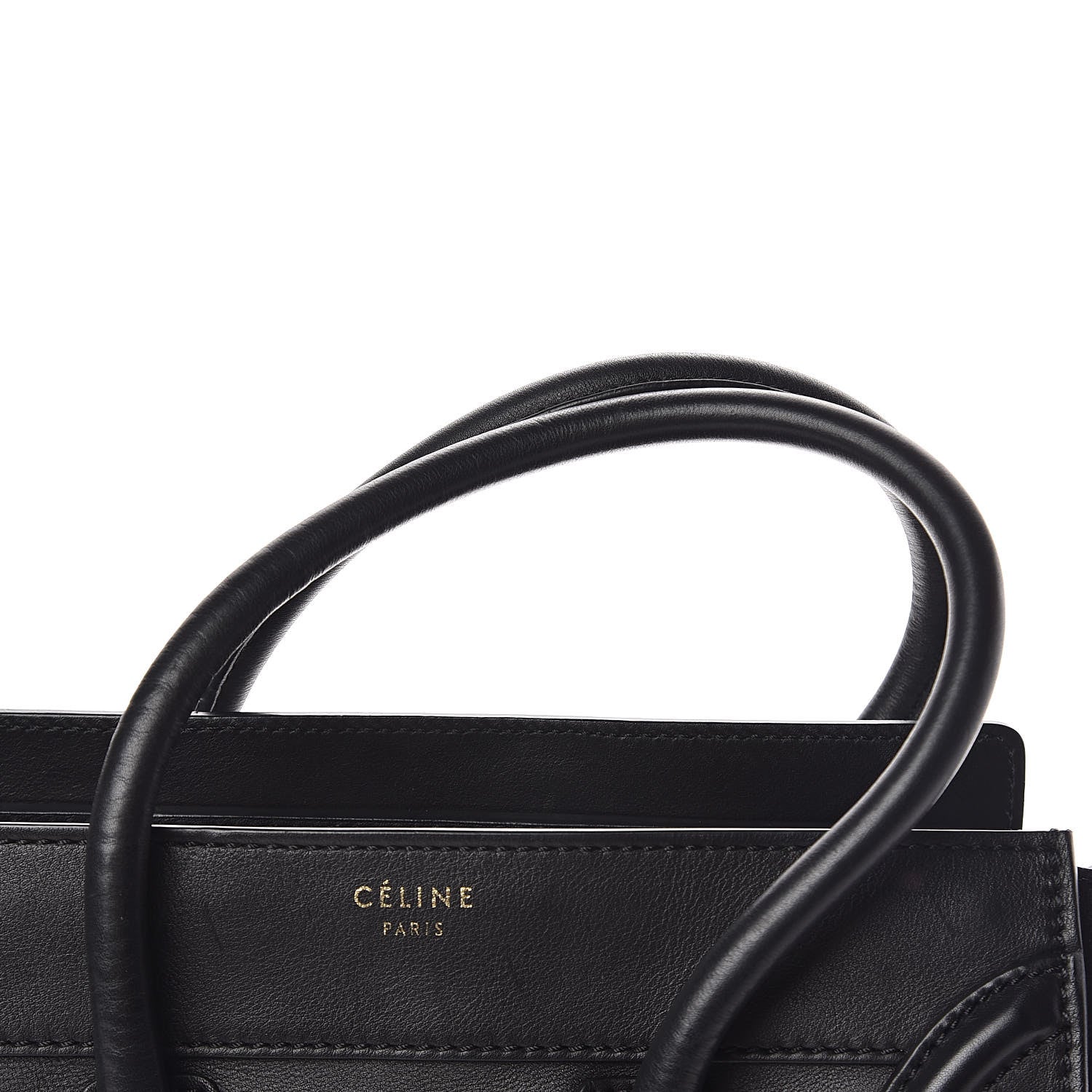 Celine Smooth Calfskin Micro Luggage Black 9 of 17