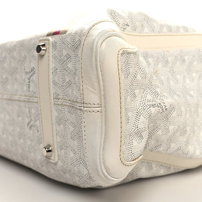 Goyard Goyardine Voltaire III Tote White 9 of 11