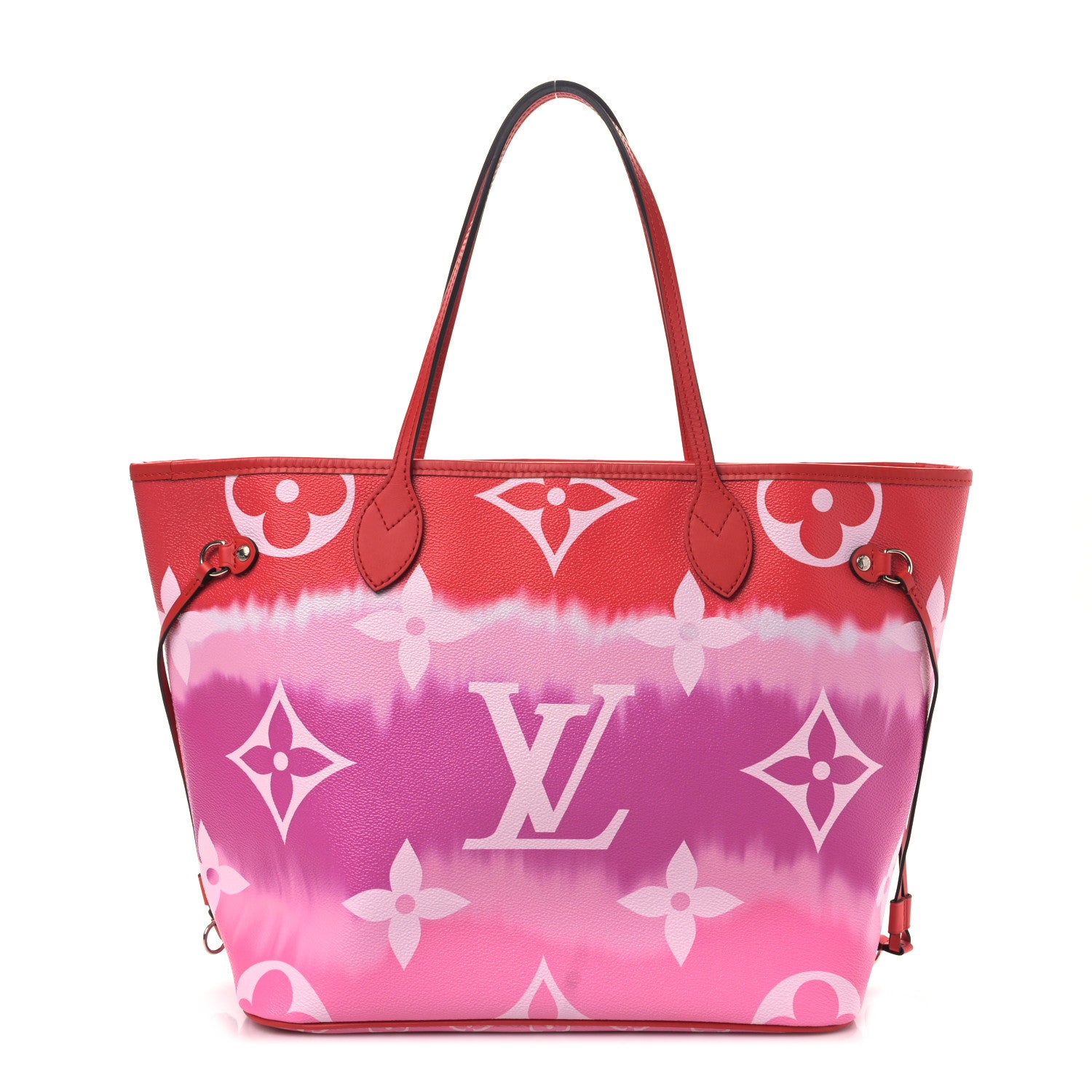 Louis Vuitton Monogram Escale Neverfull MM Rouge 1 of 8