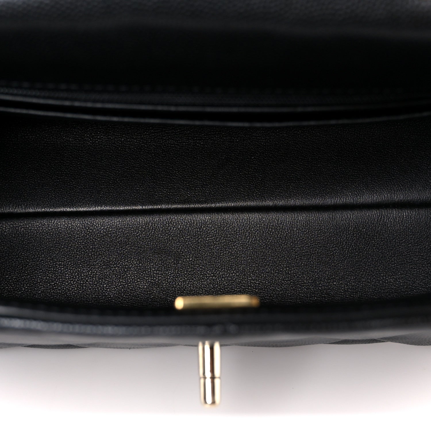 Chanel Caviar Quilted Mini Retro Twist Top Handle Flap Black 5 of 12